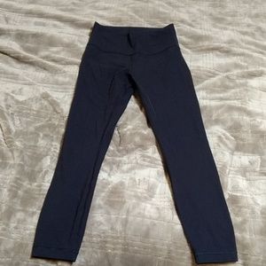 Lululemon 7/8 Wunder Under Black Luxtreme Leggings